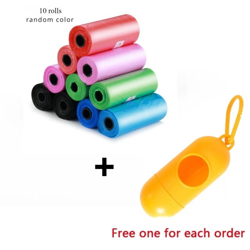 1/10PCS New Pet Garbage Bag Dispenser Dog Poop Bag Shovel Capsule Convenient Pet Garbage Bag Dog Poop Bag Cat Feces Cleaning Bag