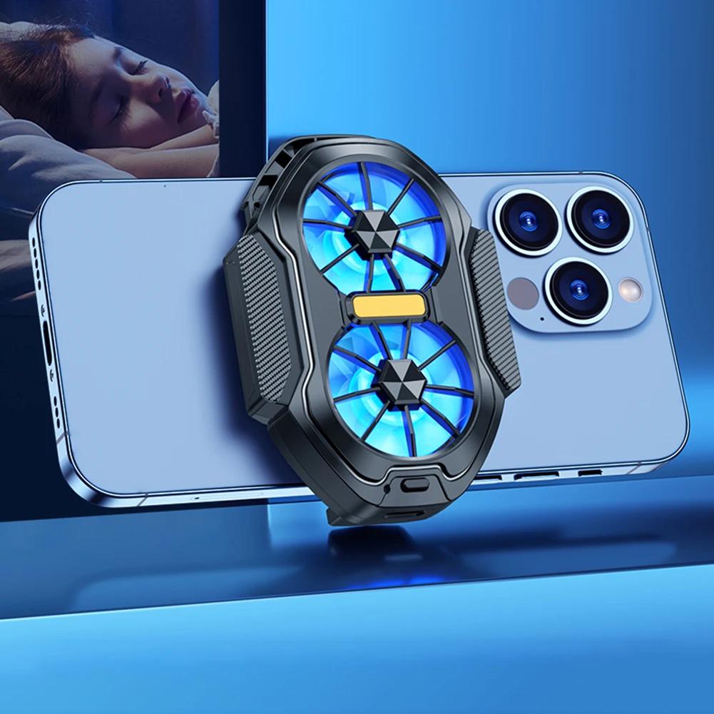 Universal Phone Cooler Phone Cooling Fan USB Rechargeable Mobile Phone Cooler Semiconductor Mobile Phone Radiator