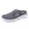 Women Slippers Breathable Mesh Casual Flat Shoes Outdoor Home Lightweigh Solid Slip On Couple Shoes Walking Sport Sandals2025