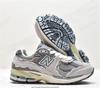 Pure Original Nb2002rc Grey Sneakers - Unisex Dad Shoes with Thick Sole for Height Increase, Retro Style, Breathable Design.