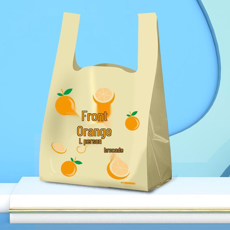 Kolorowa Jednorazowa Pogrubiona Plastikowa Torebka na Wynos i na Zakupy