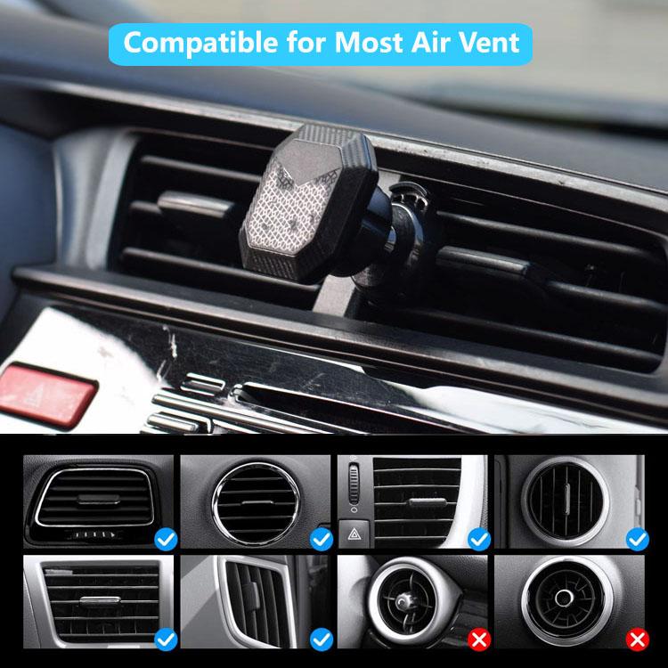 Keepo Newest Popular Factory Price Black Universal 360 Rotation Magnetic Smartphone Stand Car Air Vent Mount Holder