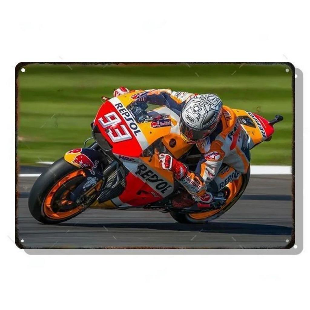 Decor Auto Vintage Metal Signs Tin Sign Motorcycle Racing Funny Poster Decor for Garage Bar Pub Club Man Cave Wall Decoration
