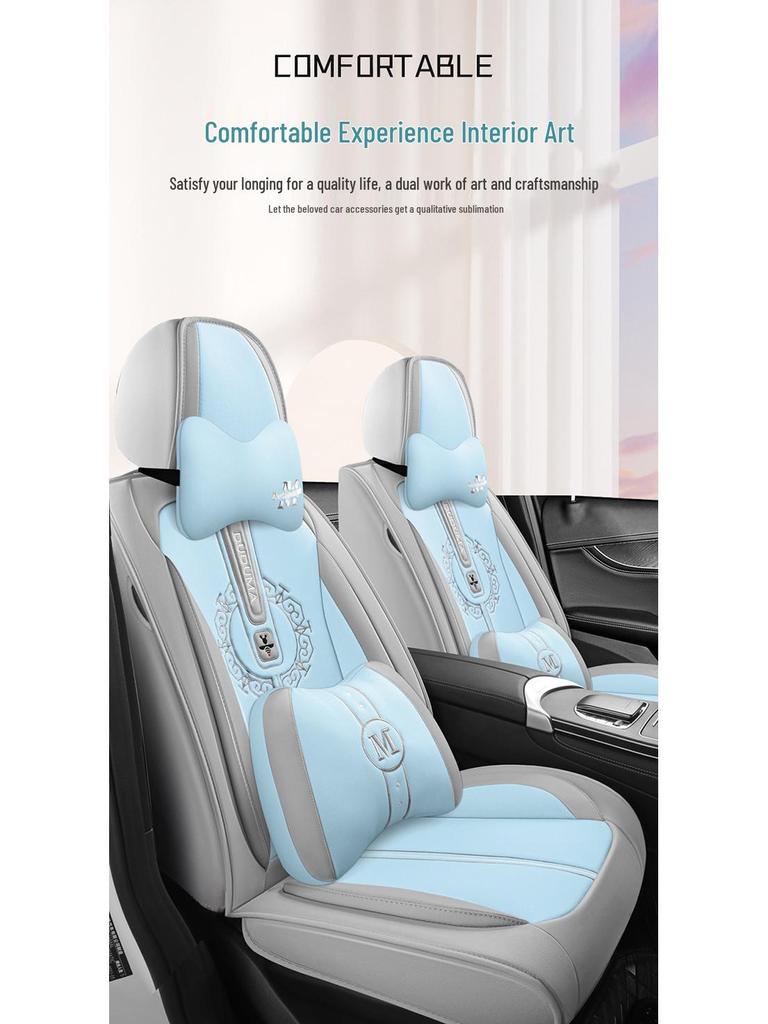 Buick Leather Car Seat Cushion for Regal, Excelle, LaCrosse, Envision, Verano - All-Season Comfort