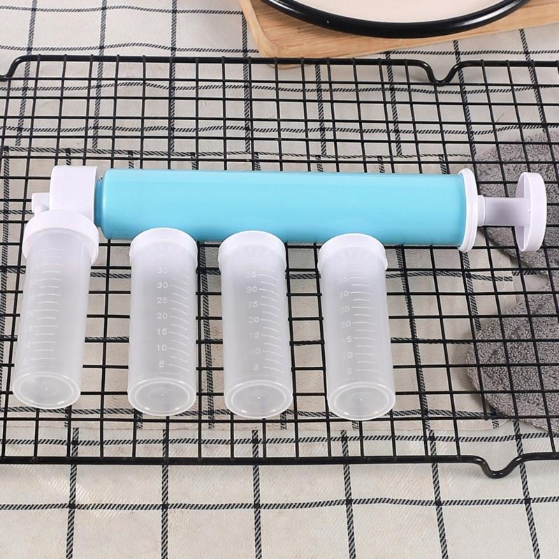 Manual Handheld Cake Decorating Sprayer For Effortlessly Baking With Adjustable Nozzle And Durable Plastic Design