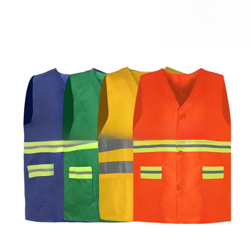 High-Visibility Reflective Safety Vest for Traffic and Construction Workers