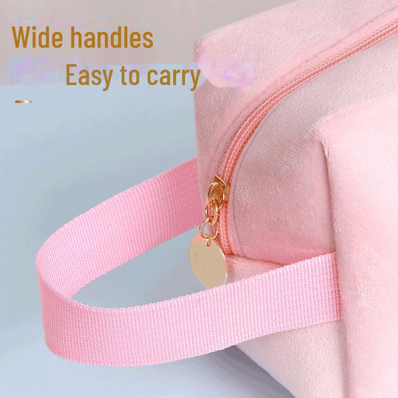 Kosmetik-Flanellbeutel-Set aus Samt: Handliche Aufbewahrung für Make-up, Lippenstift und Reise-Toilettenartikel