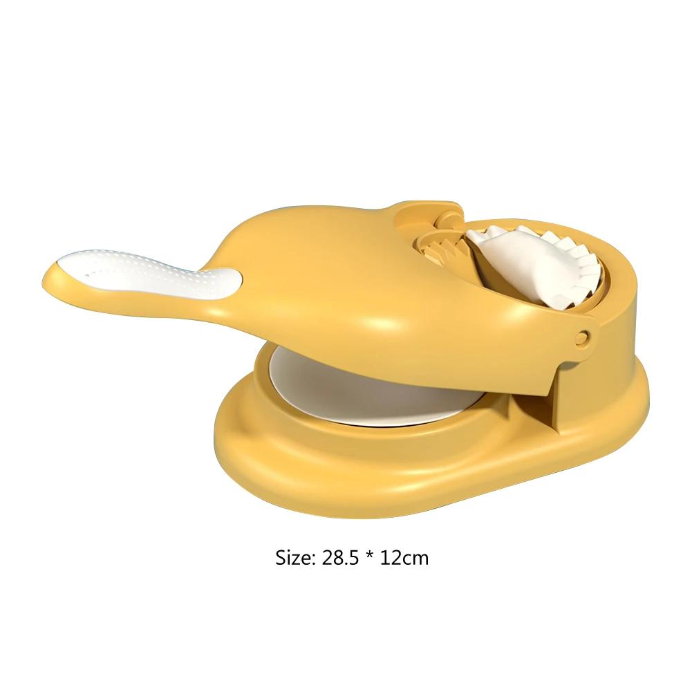 2 in 1 Dumpling Maker Dough Pressing Tool Dumpling Skin Press Machine Dumpling Wrapper Tool Labor-Saving Kitchen Accessories