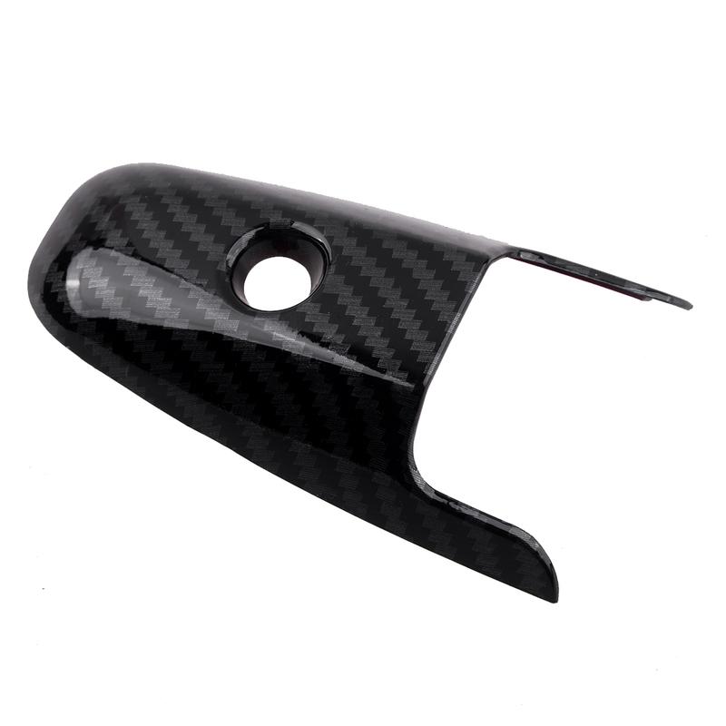 Car Carbon Fiber Style Exterior Door Handle Moulding Covers Trims Fit For Honda Civic Coupe 2 Door 2006 2007 2008 2009 2010 2011