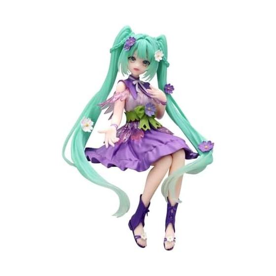 Фигурка Hatsune Miku Заглушка для лапши Цветочная фея Фиолетовый Космос