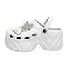 Fashion Women Platform Slippers Flower DIY Garden Clogs Summer Shoes Woman Thick Bottom Soft EVA High Heel Sandals Girls Beach Slides