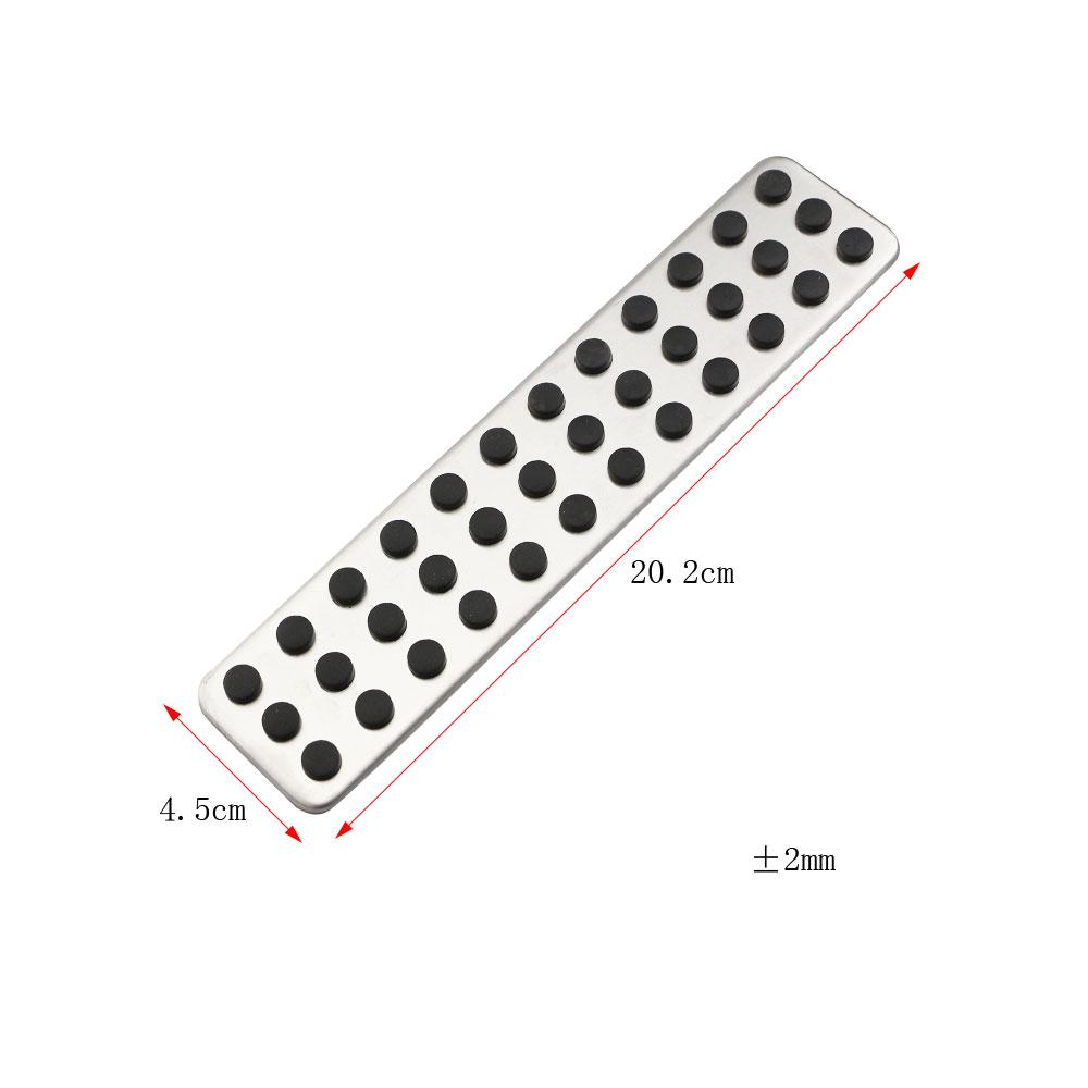 

Carmilla Stainless Steel Car Pedal Pad Covers for Mazda 3 6 MK3 MK6 2014 2015 CX-5 Axela Atenza Manual Automatic Transmission Rest Pedal 1 Pc