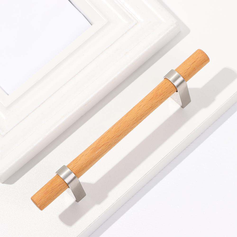 Modern Zinc Alloy Kitchen Cabinet Drawer Pulls Wood Door Handle Door Knob Cupboard