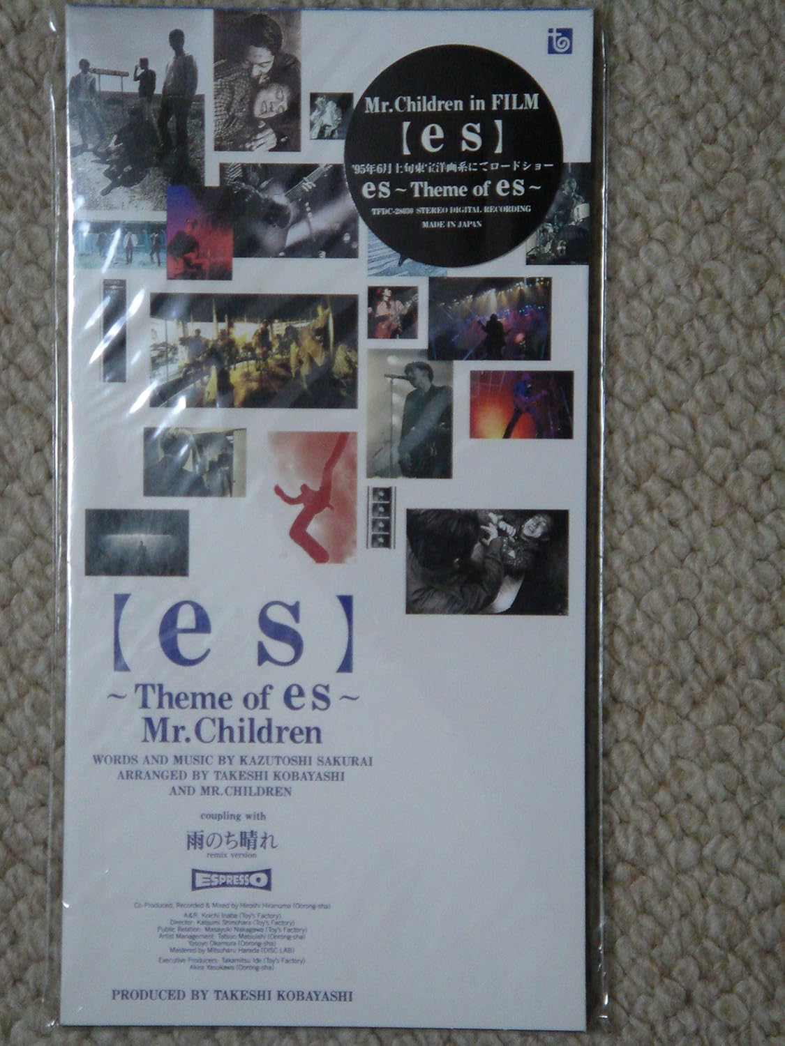 

CD MR.CHILDREN - Es-Theme Of Es TFDC28030PROMO Toy s Factory 1995 Japan Rock