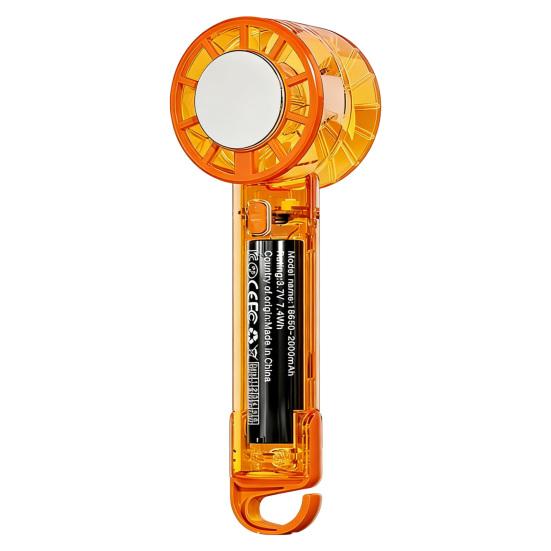 Portable Handheld Fan Rechargeable Cooling Fan Battery Operated Personal Fan with 3-Speed Adjustable