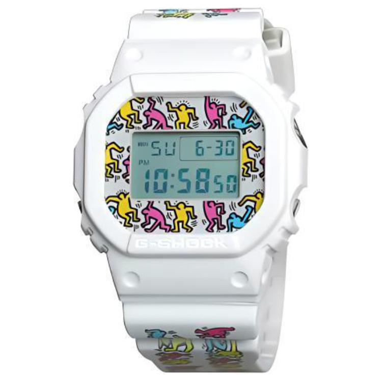 

CASIO G Shock X Keith Haring DW5600KEITH DW-5600Keith19-7 White