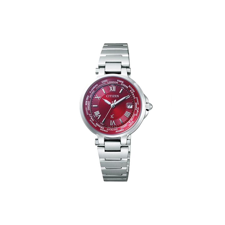

CITIZEN 50m Water Resistant Light Powered Quartz Movement Stainless Steel Strap Watch Women s Watch EC1010-57W Red Watch Dial