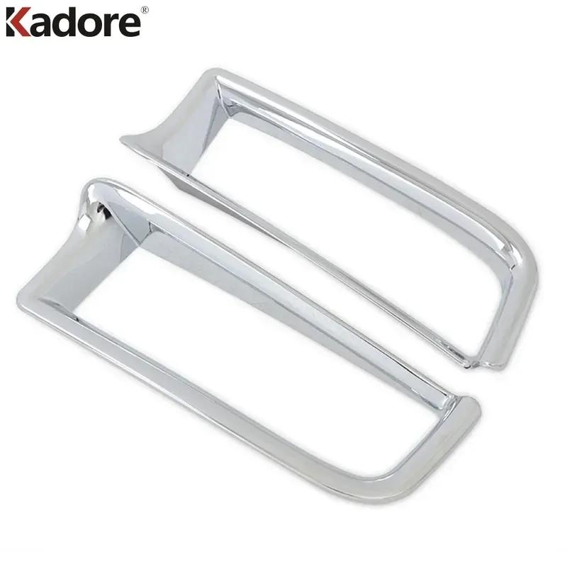 Rear Bumper Fog Light Lamp Cover Trim For Honda CRV CR-V 2015 2016 Chrome Car Tail Foglight Foglamp Bezel Trims Accessories