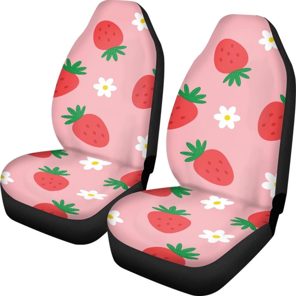 Pehede Car Seat Cover Moon Stars Planet Front for Cars, Easy To Tall Cover Set, Accessories Auto Trucks Van SUV,2 Packs
