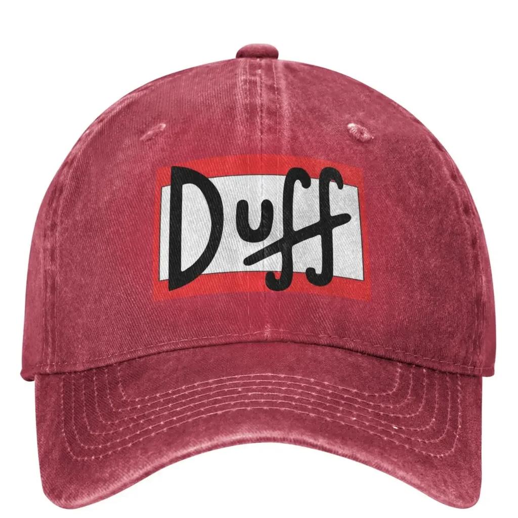 DUFF The Ssimpsons Cartoon Washed Baseball Cap Street Style Hip Hop Hats Spring Unisex Women Outdoor Sun Sunshade Baseball Caps