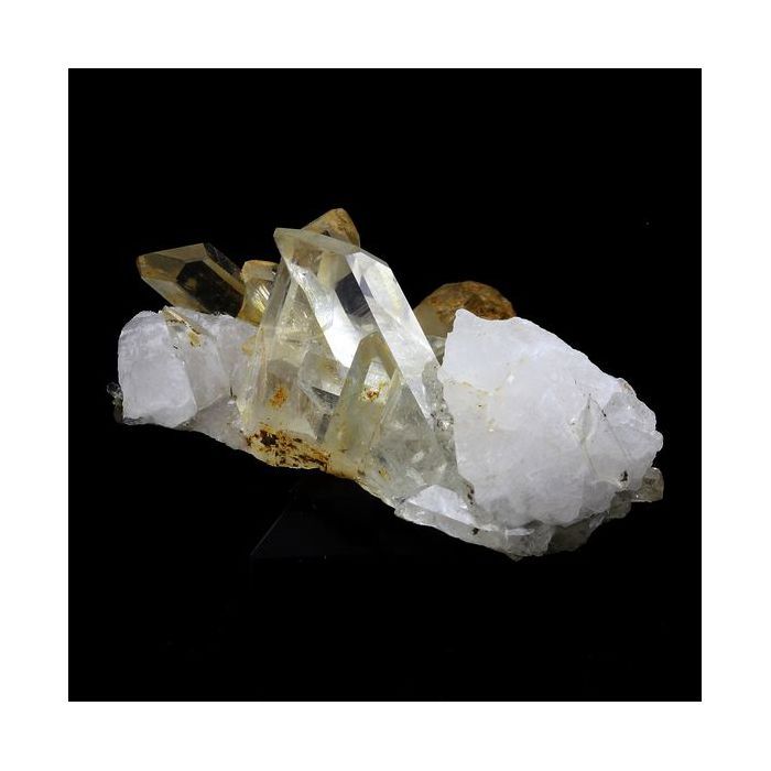 Pierres et Minéraux. Calcite + Quartz. 151.5 ct. Maronne, La Garde-en-Oisans, France..