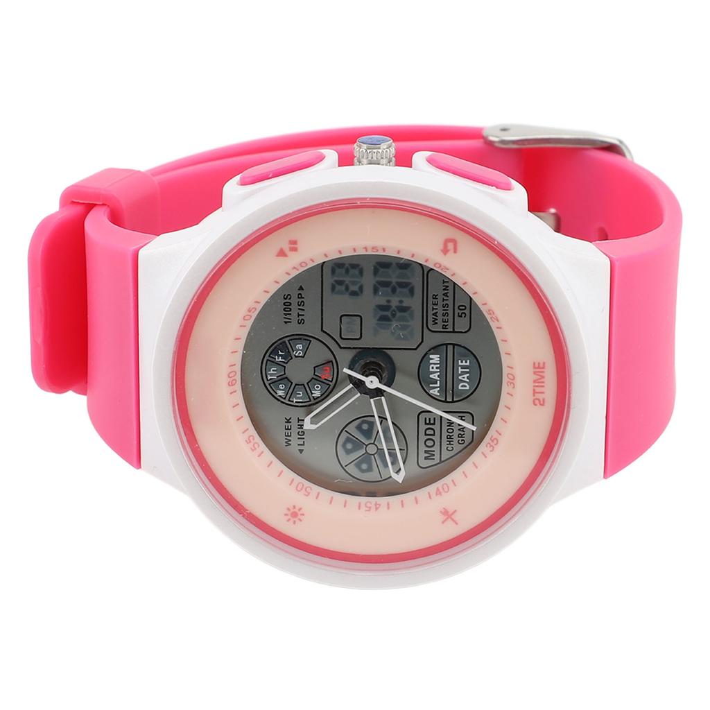 Jugendliche Uhr Outdoor Wasserdicht Digital Sport Analog Uhr mit Stoppuhr Wecker Countdown Dual Display LED Hintergrundbeleuchtung für Damen Studenten