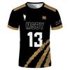 Tricou de Voli Hinata Shoyo Golden Jackal de Vară Tricou Haikyuu Tricou MSBY Imprimat 3D Top Supradimensionat Sport pe Stradă