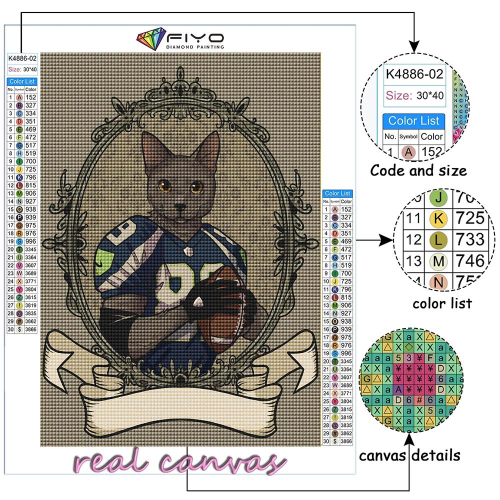 5D Diamond Painting Full Diamond Anthropomorphic Cute Animals Diamond Painting Handmade Diy Diamond Mosaic Painting Home Decoration