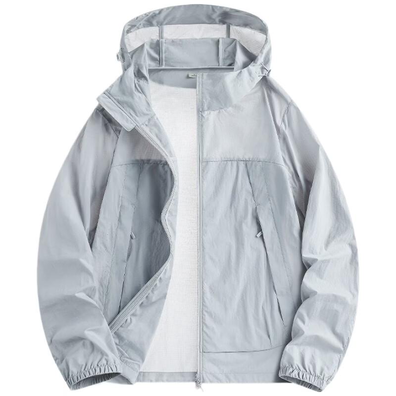 

Buzhiyi Unisex UPF50+ Hooded Sun Protection Jacket S to 3XL
