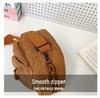 Vintage Corduroy Crossbody Bag for Students: Japanese Style, Versatile, Canvas, Small Phone Holder