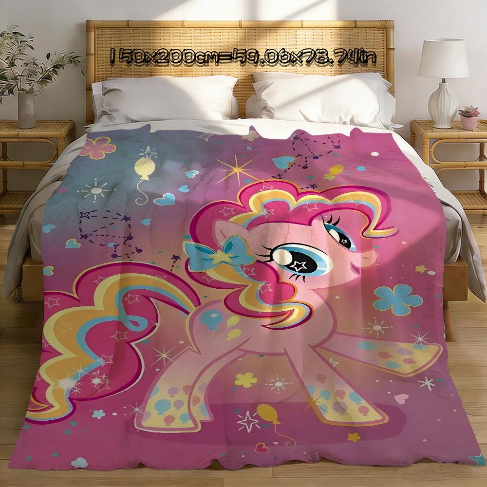 Knee Fashion Blanket Throw Winter Microfiber Oversized Baby Lightweight Flannel Fleece Bed Sofa Decoration Ponys Anime