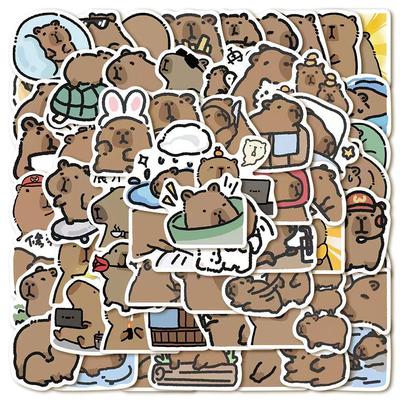 62 Niedliche Capybara-Sticker für Kinder-Notizbuch DIY-Dekoration