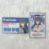[USED] Gakuen Idolmaster Gakumasu Tsukimura Temari Bonus Maneki Neko Animate Clerk Name Tag