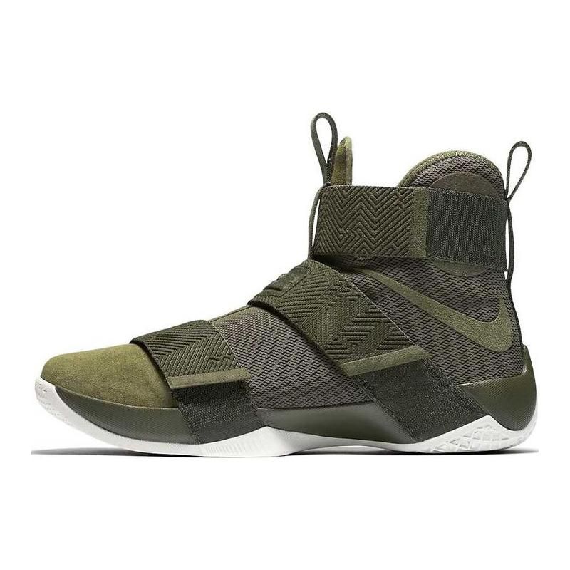

Мужские кроссовки Nike LeBron Soldier 10 SFG LUX Cargo Khaki Green 911306-330