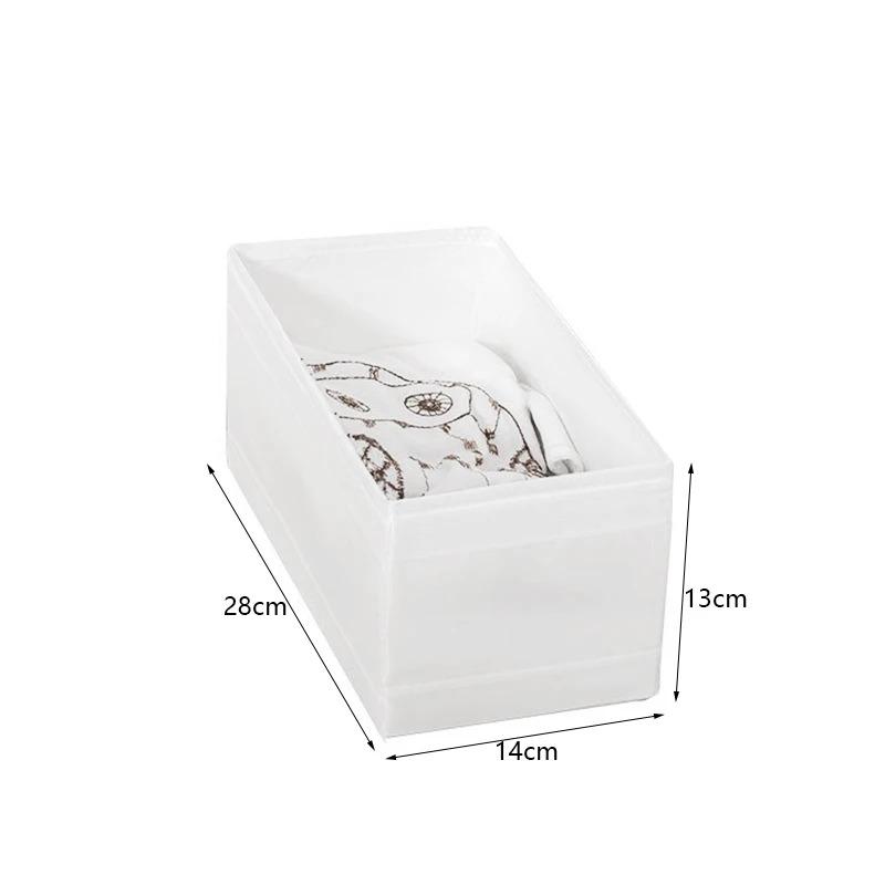 Clothes Organizer Compartment Storage Box Foldable Washed Home Organizer for Underwear Jeans Socks Wardrobe Storage Containers