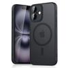Luxury Magnetic Matte Translucent Armor Shockproof Case For iPhone 11 12 13 14 15 16 For Magsafe Wireless Charge Cover