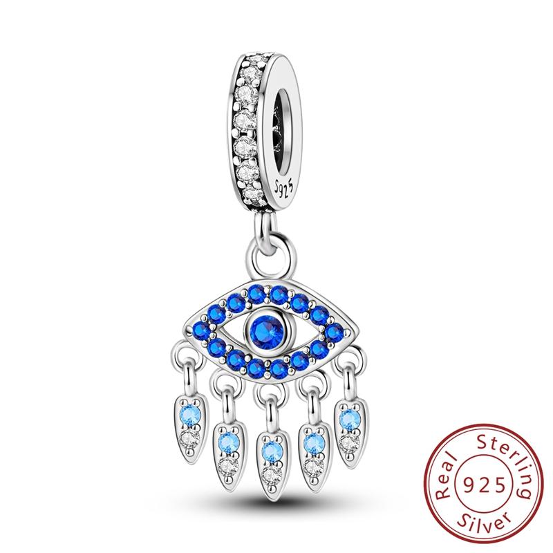 100 Kupfer Hamsa Hand Türkisches Böser Blick Anhänger Perlen Anhänger Perlen Anhänger Anhänger Kompatibel Mit Authentischen Armbändern Schmuck zum Selbermachen Geschenke