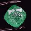 Natural Square Cushion Colombian Green Emerald 28.20 Ct Certified Gemstone
