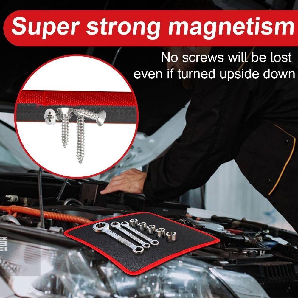 S/M/L Magnetic Tool Mat Strong Magnet Magnetic Storage Mat Organizer Tool Trays  DIY Tool Organize