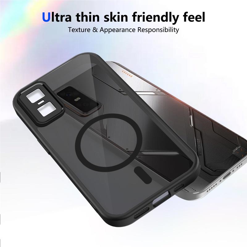 Slim Clear Matte TPU+PC Wireless Charging Case for Infinix GT 30 Pro 5G