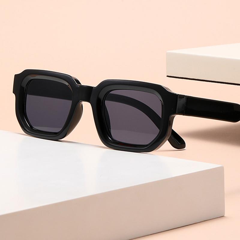 Gafas de Sol Punk de Moda para Hombre con Montura Rectangular No Polarizadas para Conducir