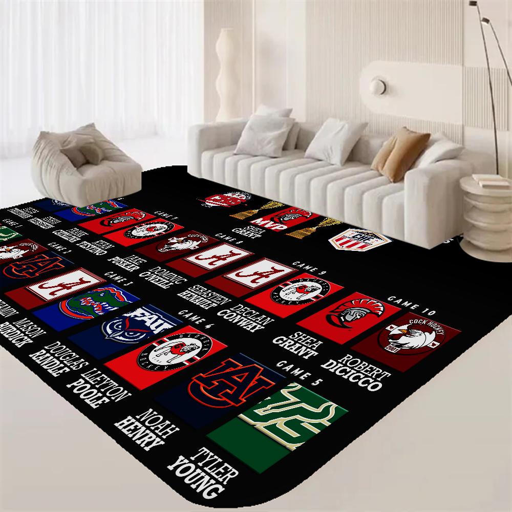 Sports Ice Hockey Floor Mat Cheaper Anti-slip Modern Living Room Balcony Printed Bedside Mats