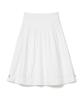 Milo Woman String Balloon Midi Skirt [White]
