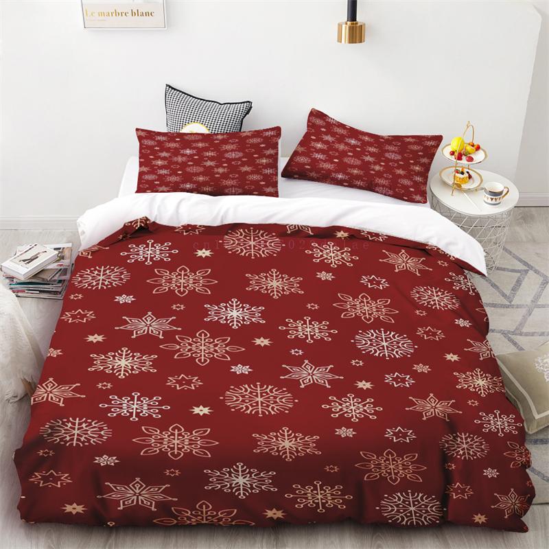 Povlak na peřinu Vánoční Los Větev borovice Potisk Ložnice Obývací pokoj Pokojová dekorace Jednolůžko Dvoulůžko Queen King Size