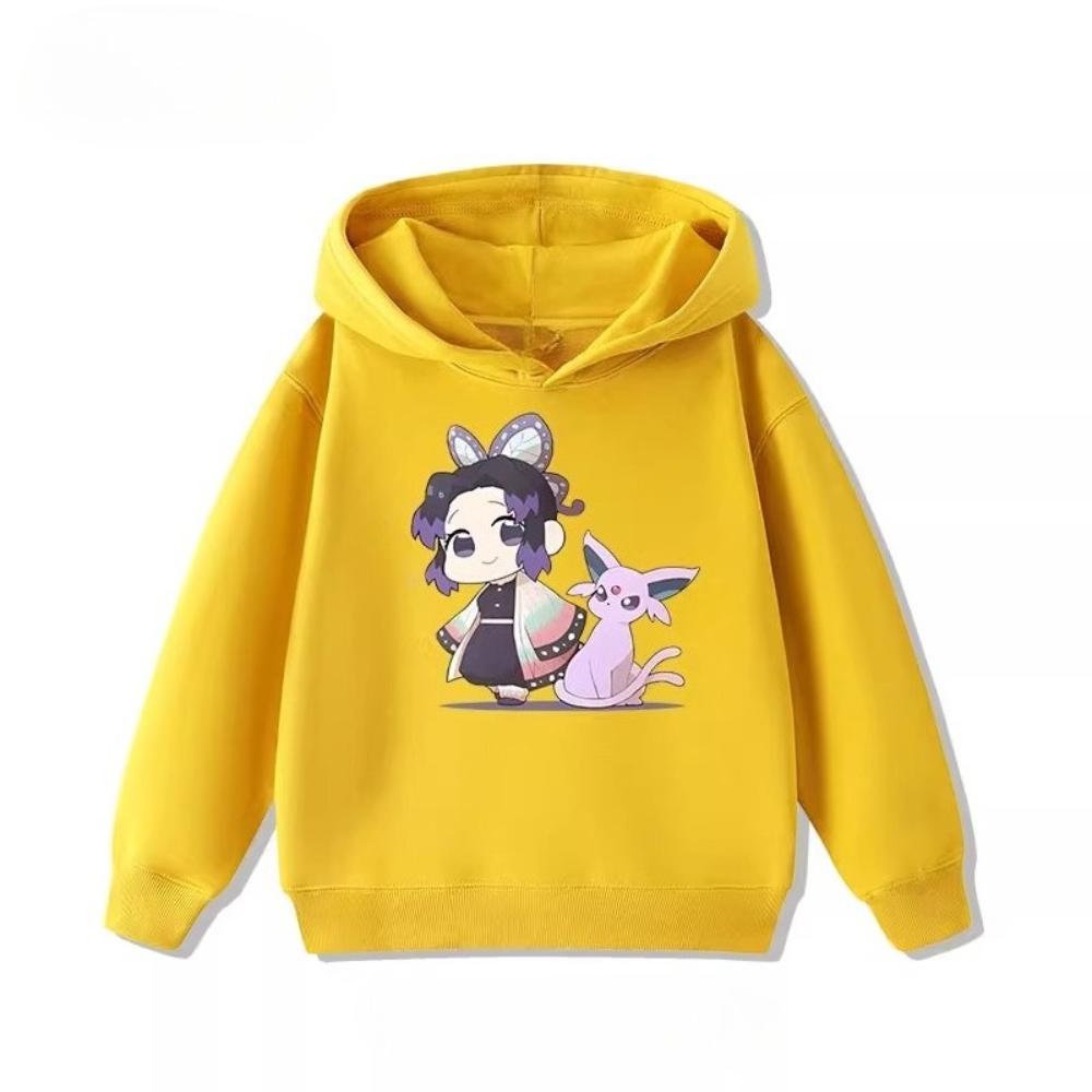 Demon Slayer: Kimetsu No Yaiba Children's Sweatshirts  Cute and Warm Hoodies for Boys and Girls In Autumn and Winter