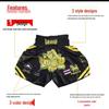 Weiche Monkey Muay Thai Lotus MMA Shorts für Boxen, UFC und Fitnesstraining