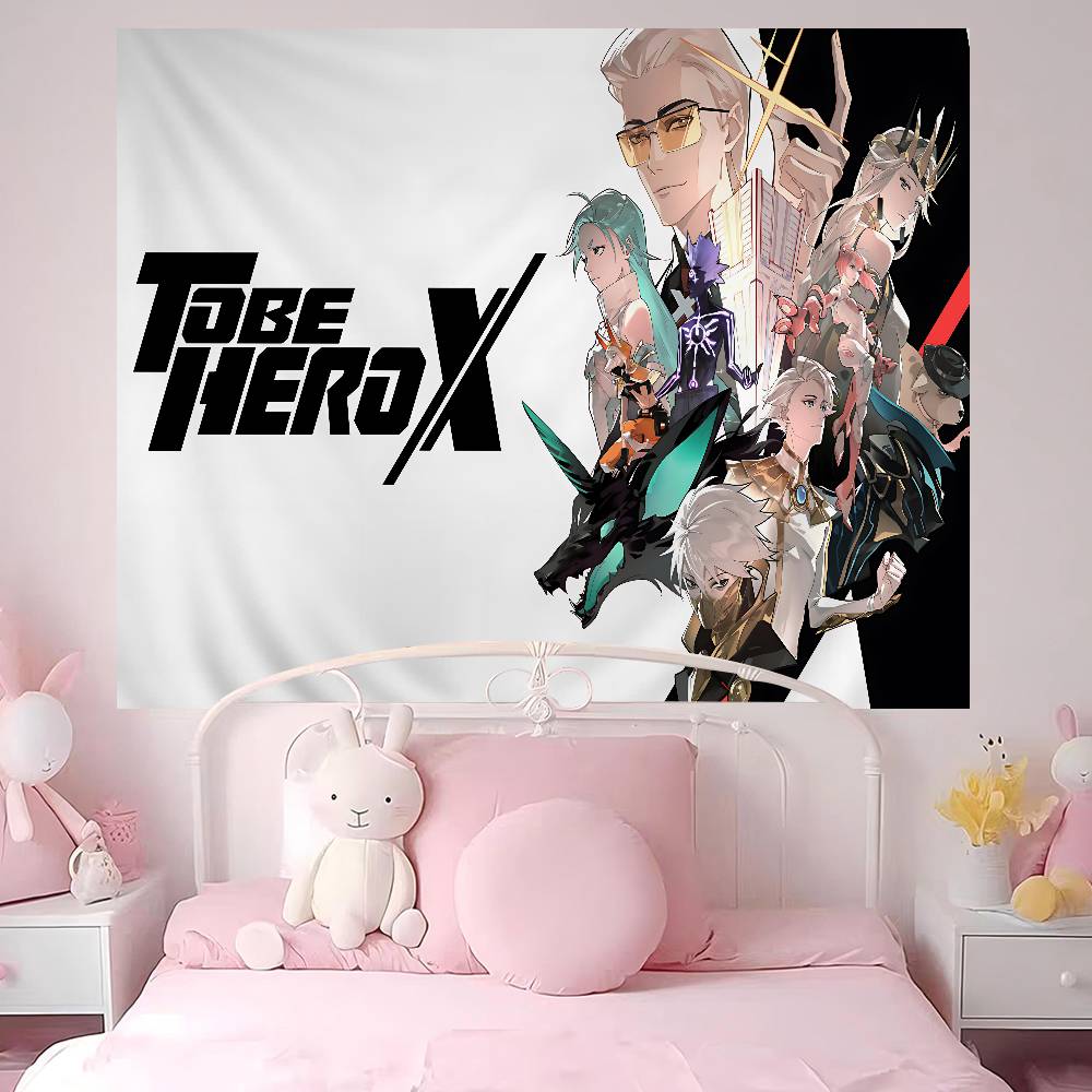 To Be Hero X Anime Cartoon Tapestry Hippie Flower Wall Carpets Dorm Decor Art Home Decor