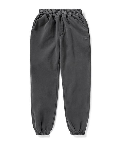 Peullukeu Heavyweight Garment Washed Training Pants Dark Grey Ftp500-Z
