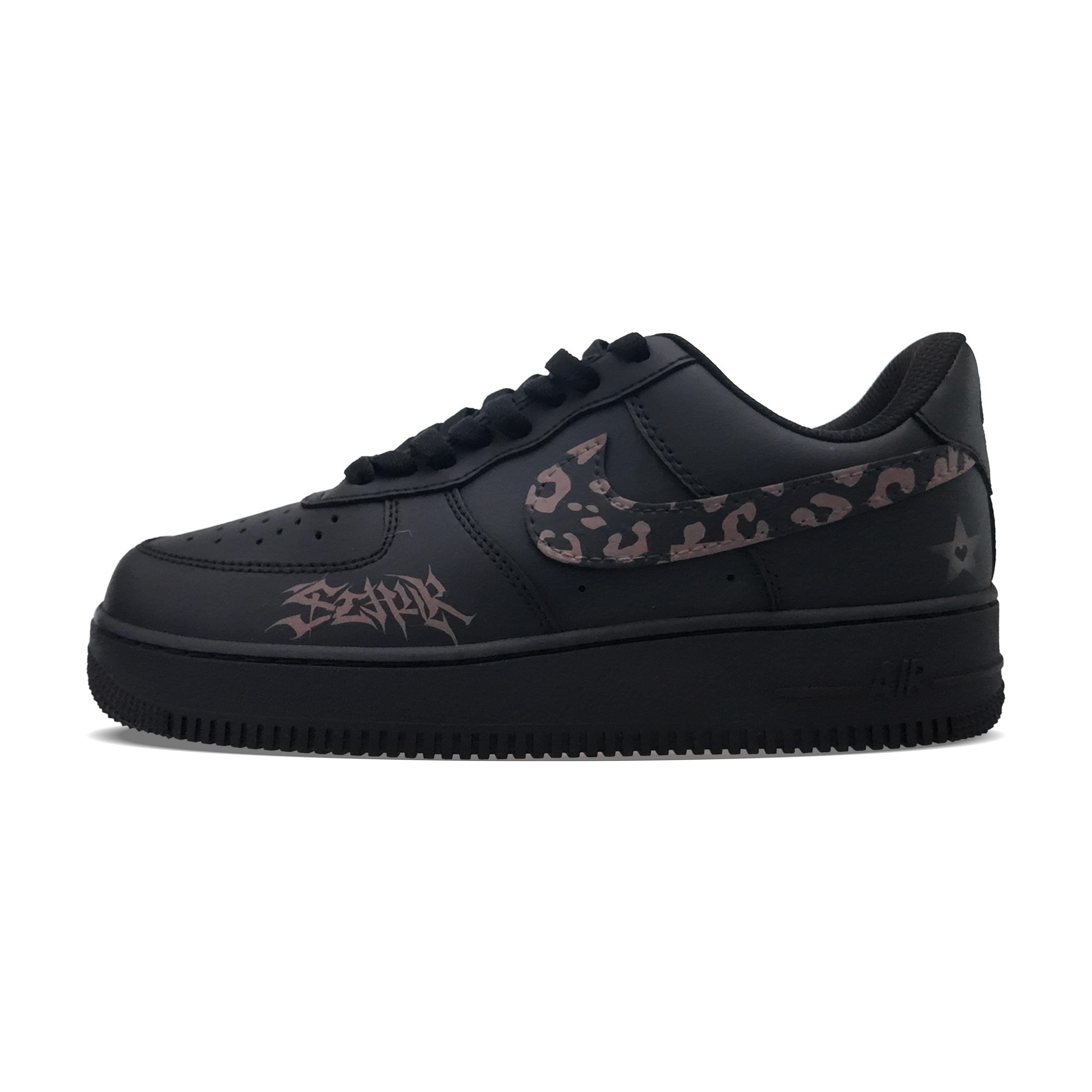 

Nike Air Force 1 Low top Skateboard Shoes Unisex Black DD8959-001(team1487-) 44