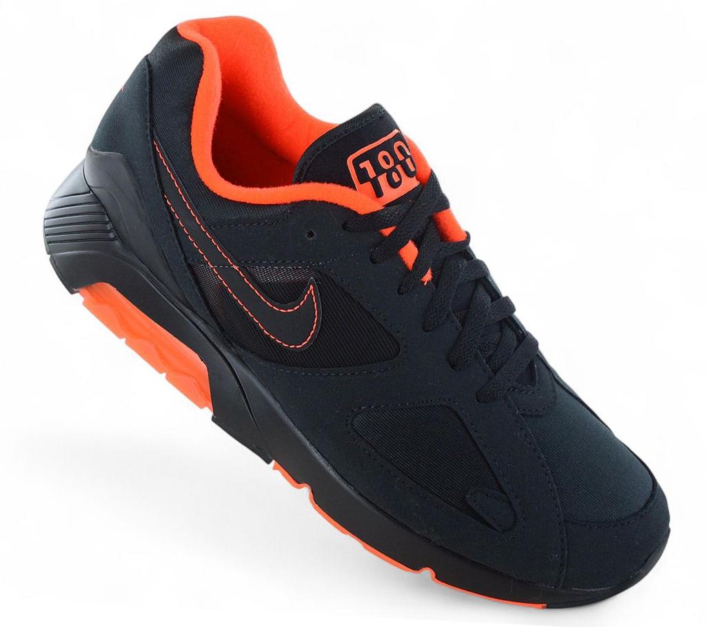 Nike Air Max 180 - Black Hyper Crimson - Herren Schuhe Sneakers Schwarz FJ9259-002 ORIGINAL